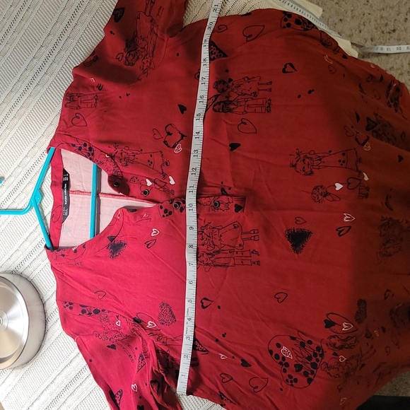 Gorgeous 😍 Red Sweet Patterned Dress - Picture 13 of 15